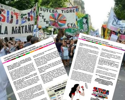 Suteba La Matanza: carta abierta de la Multicolor a la docencia 