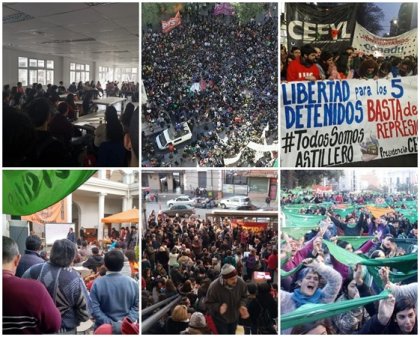 Miles de estudiantes y docentes en todo el país se levantan en defensa de la educación pública