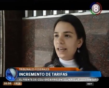 VIDEO: El FIT presentó un amparo para que haya audiencia pública en Tucumán por el tarifazo