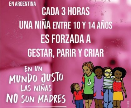 Día de las Infancias: lanzan campaña que busca visibilizar el embarazo en niñas en nuestro país