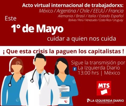 Este 1 de mayo los trabajadores universitarios invitamos al acto virtual