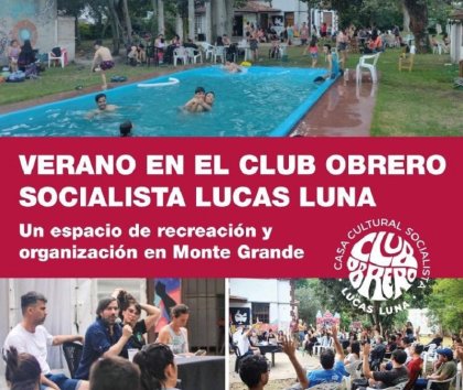 Verano 2023: un espacio de recreación y organización en Monte Grande