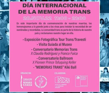  Conmemoración del día de la Memoria Trans se da lugar en el Museo de la Memoria y los DDHH 