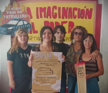 Campaña solidaria en apoyo a la lucha docente en la UNC