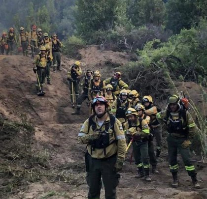 Ya se quemaron más de 3400 hectáreas en Chubut