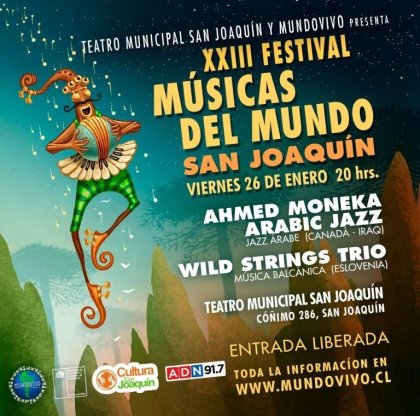 Asiste al XXIII Festival Músicas del Mundo y acto solidario por Palestina en San Joaquín