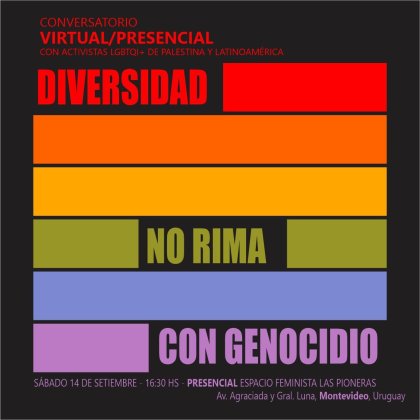 Conversatorio de la diversidad por Palestina