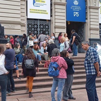 Trabajadores de la Universidad de la República pararon y se movilizaron contra despido