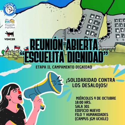 Asamblea abierta de la escuelita autogestionada del Campamento Dignidad ¡Súmate!