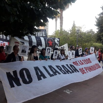 En La Plata se manifestaron contra la baja de la edad de punibilidad