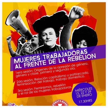 Talleres de feminismo, género y clase impulsados por la FENATS Barros Luco comenzarán este miércoles