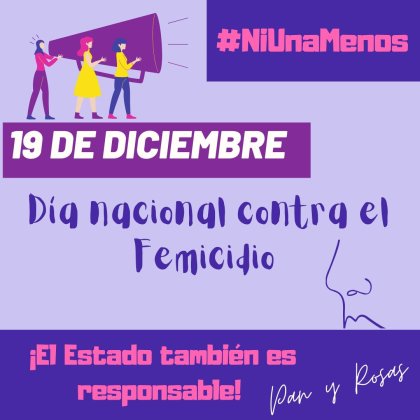 En el dia nacional contra el femicidio ¡Vivas nos queremos!