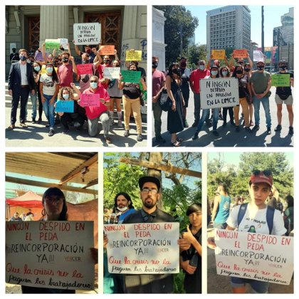 ¡Reincorporación ya!: Unidad de trabajadores y estudiantes para enfrentar los despidos y la crisis de la educación