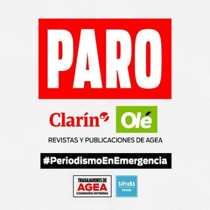 Paro de 24 horas en Clarín, Olé y publicaciones de AGEA: trabajadores exigen aumento salarial