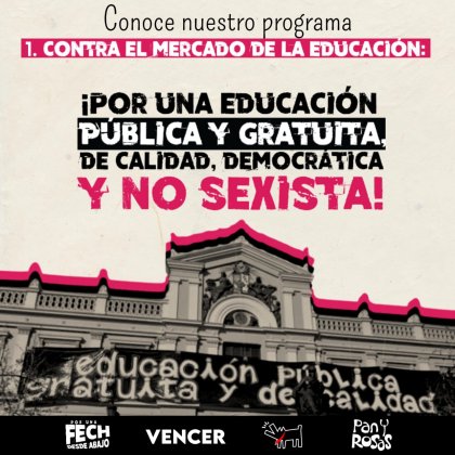 Lista "Por una Fech desde abajo" muestra los obstáculos impuestos por el TRICEL para hacer campaña