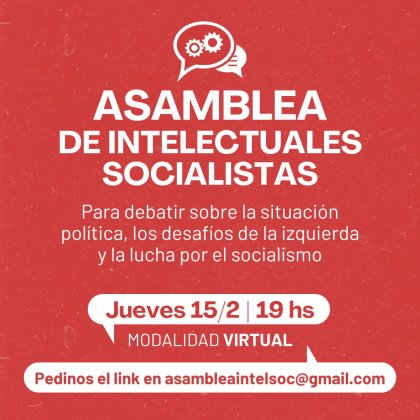 Asamblea de intelectuales socialistas