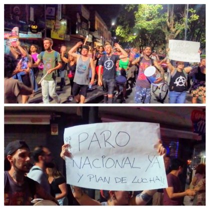 Asamblea y cacerolazo en San Martín:” El paro general es la herramienta que tenemos para enfrentar las medidas de este gobierno”