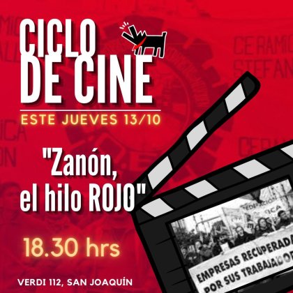 “Zanón, el hilo rojo”: El documental que se proyectará en San Joaquín y que narra la historia de la fábrica administrada por sus trabajadores 