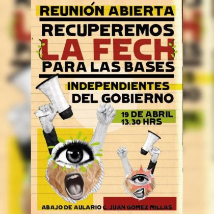 La lista de la izquierda consecuente e independiente al gobierno supera con apoyo del estudiantado las trabas para presentarse