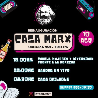 10 de agosto: Reinauguración de la Casa Marx