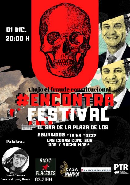 Festival contra la constitución de Kast y todas las herencias de la dictadura 