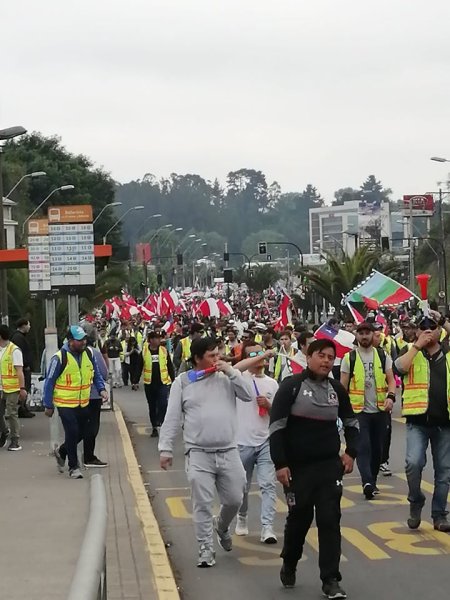 Concepción: barricadas, paro y movilizaciones al inicio de Huelga General