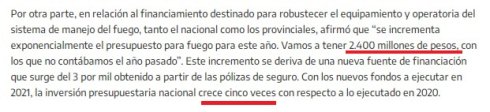 Web del Ministerio de Ambiente (jueves 11/03/21)