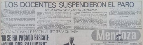 Diario Mendoza, 10 de abril 1972