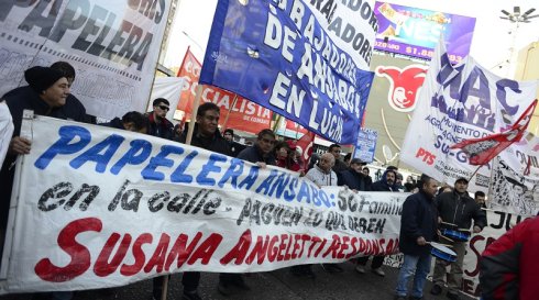 Jornada de lucha en defensa de los puestos de trabajo impulsada por la Coordinadora de Trabajdores de la Zona Sur en el año 2019