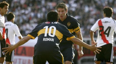 Juan Román Riquelme y Martín Palermo, una de las sociedades más importantes de la historia azul y oro.