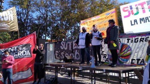 Participan del acto referentes del sindicalismo combativo y de la izquierda.