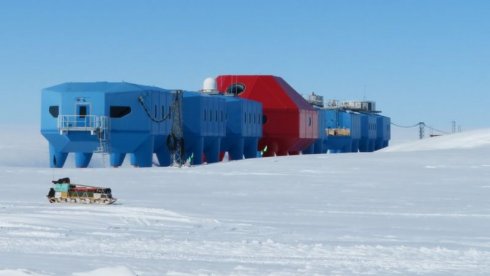 Así se ve la estación Halley, conocida por sus investigaciones sobre el ozono | BAS/Thomas Barningham