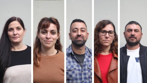 Luana Simioni, Sofía Martínez Naya, Federico Surila, María Diaz Reck y Hernán García