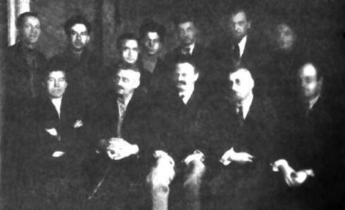 Dirigentes de la Oposición de Izquierda en 1927