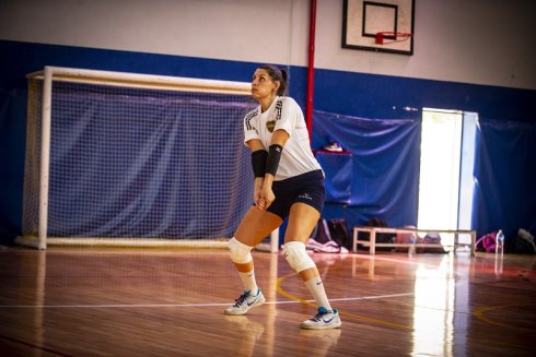 Cossar en pleno entrenamiento. Foto: Marcelo Scoppa.