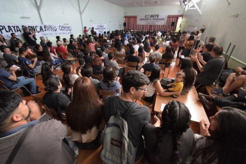 Asamblea del Comité de Emergencia y Resguardo en Antofagasta, Chile, 10 de noviembre de 2019.