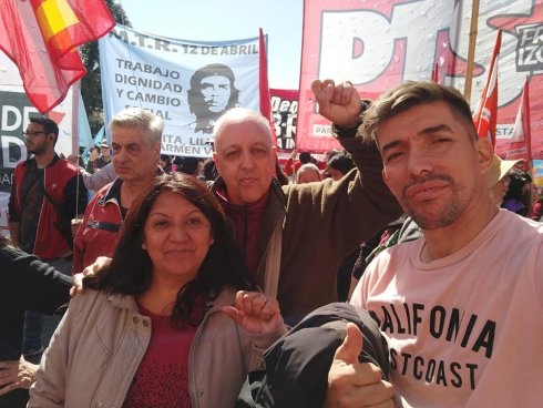 Claudia Agüero, Marcelo Pirola y Claudio Castro | Foto Coordinadora contra la Impunidad Policial