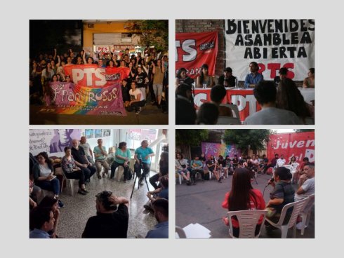 Más imágenes de otras asambleas que se organizaron en la zona norte del conurbano bonaerense