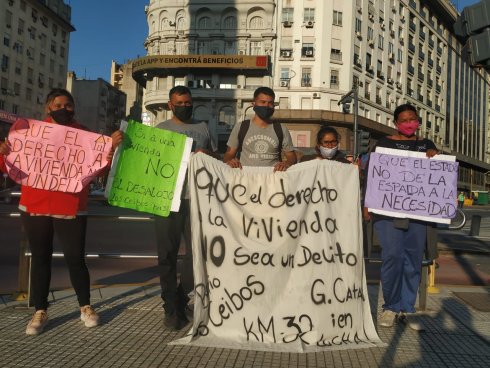 Los vecinos sin tierra de Gonzalez Catán 