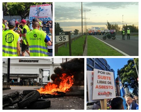 Mientras la CGT duerme, hay sectores que salen a las calles