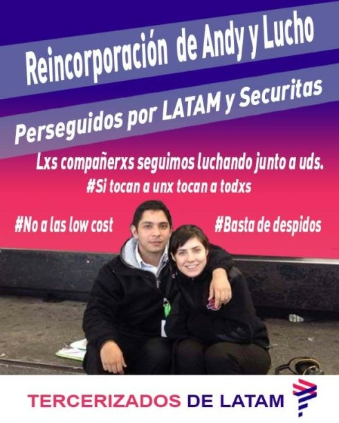 Material difundido entre trabajadores aeronáuticos