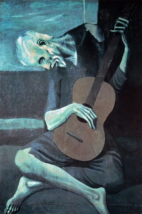 El viejo guitarrista ciego.