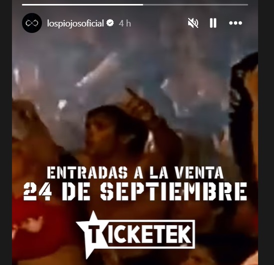 Este lunes 16/09 en su IG oficial, Los Piojos anunciaron la fecha en la que arranca la venta de entradas para los shows del 14 y 15 de diciembre: será a partir de este martes 24/09.