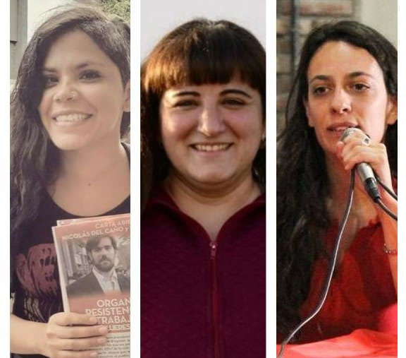 Natalia Hernández , Paula Canalis y Paula Akerfeld.