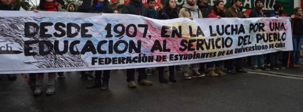 Campaña electoral por la Federación de Estudiantes de la Universidad de Chile