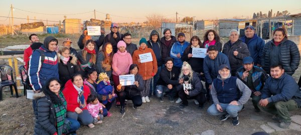 Vecinos del barrio Nueva Union se reunieron con Nicolás del Caño y Natalia Hernández: reclaman tierra, vivienda, luz y agua