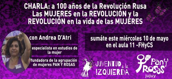 Charla con Andrea D'Atri: ¿Cuál es la estrategia para la liberación de las mujeres?