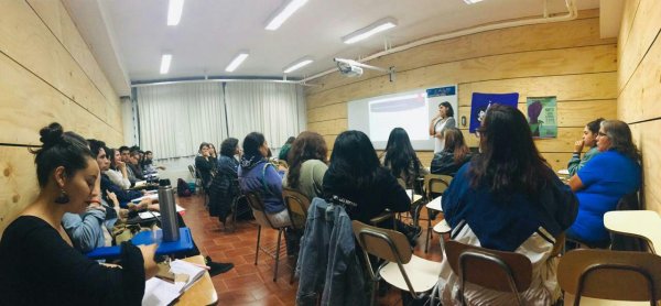 Cerca de 80 asistentes a Escuela Feminista de Pan y Rosas en Temuco