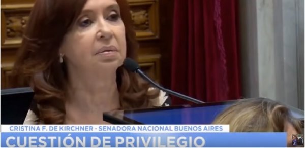 Cristina denunció a EE. UU. por la avanzada contra ella pero no contra Venezuela