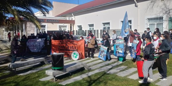 Personal de Salud de Río Negro participó de la jornada de lucha nacional